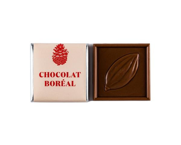 500 carrés de chocolat au LAIT &quot;Chocolat Boreal&quot;
