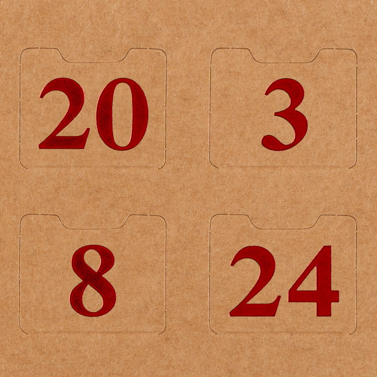 Boreal Advent calendar - Kraft