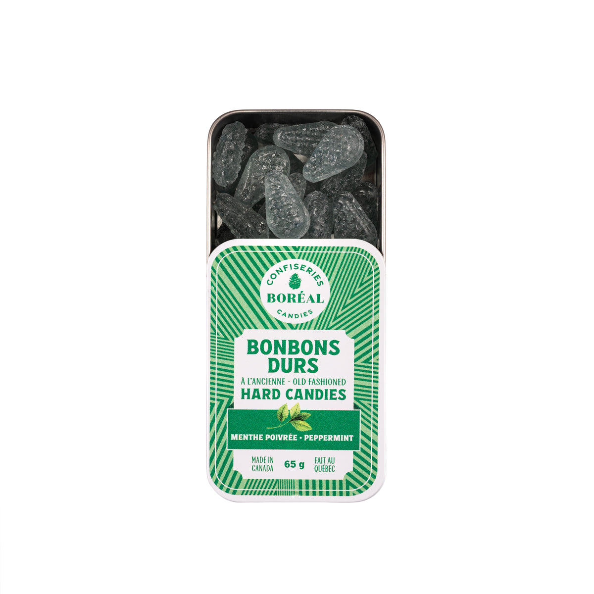 BONBONS DURS à l'ancienne : Menthe poivrée (65g)