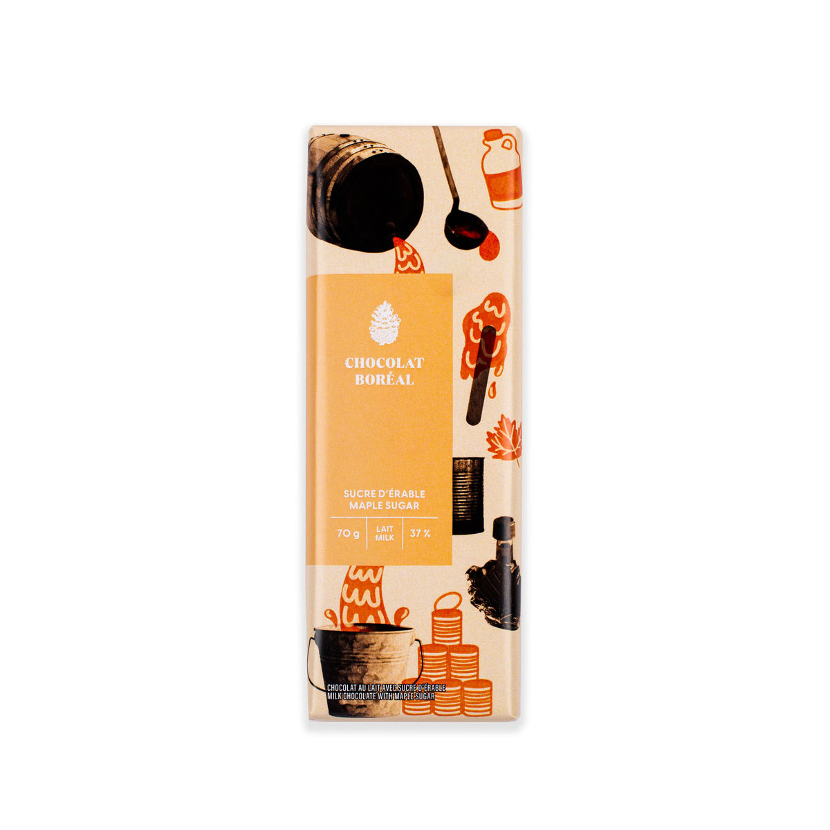 Sugaring time MILK - Organic ingredients maple sugar (70gr)