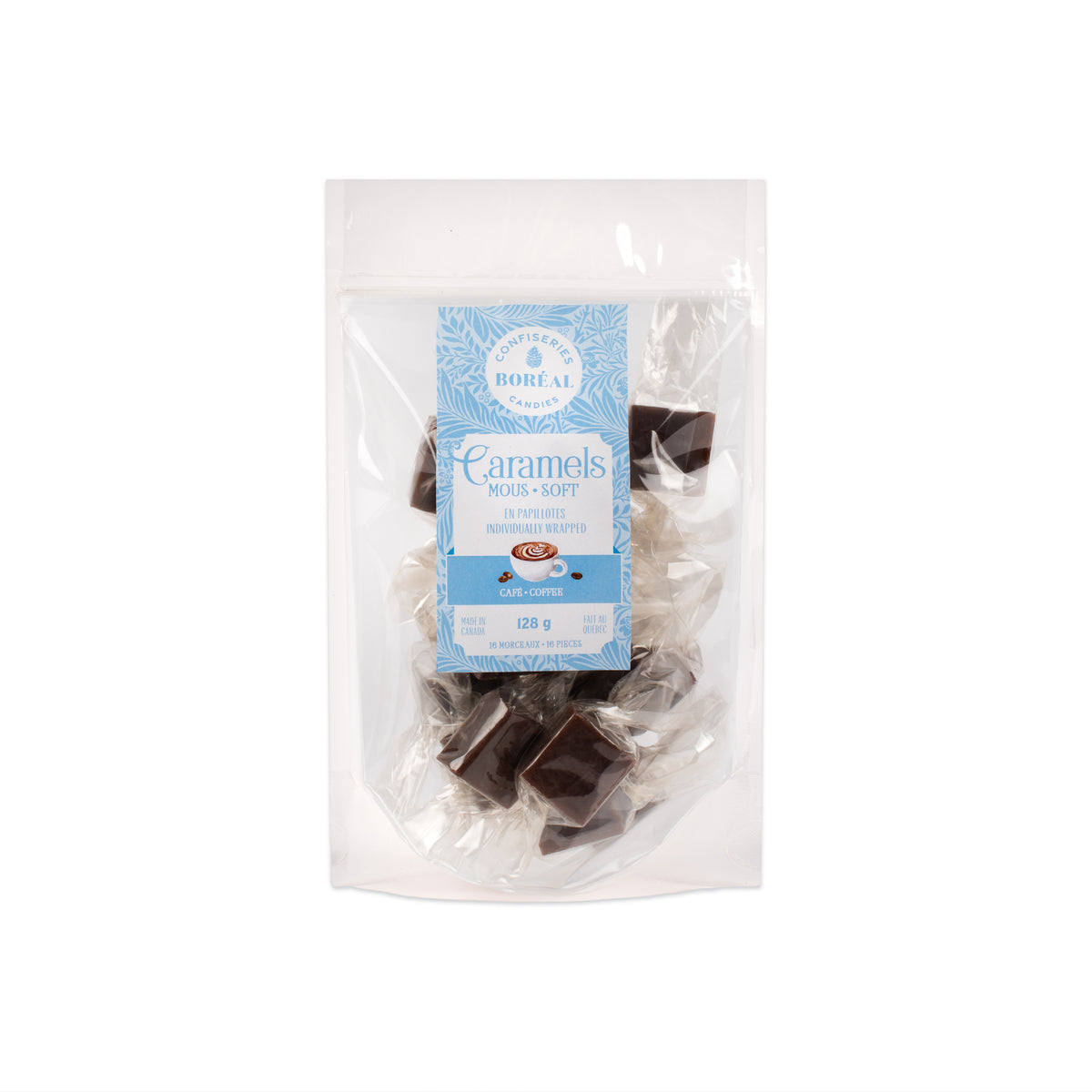 Caramels SOFT - Individually wrapped : Coffee (128gr)