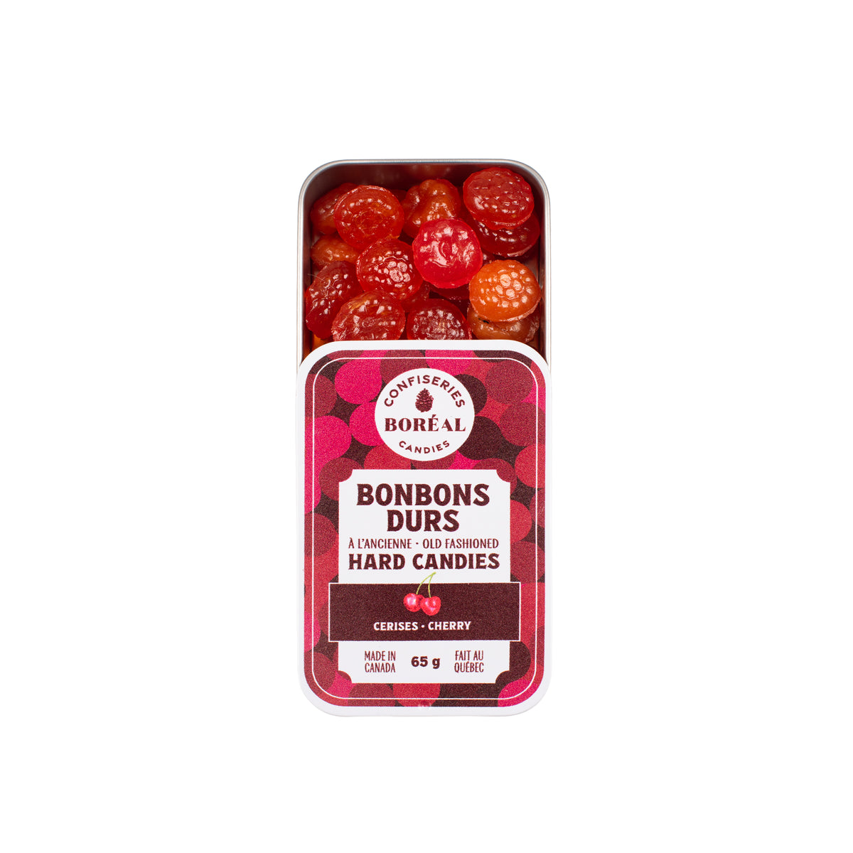 BONBONS DURS à l'ancienne : Cerise (65g)