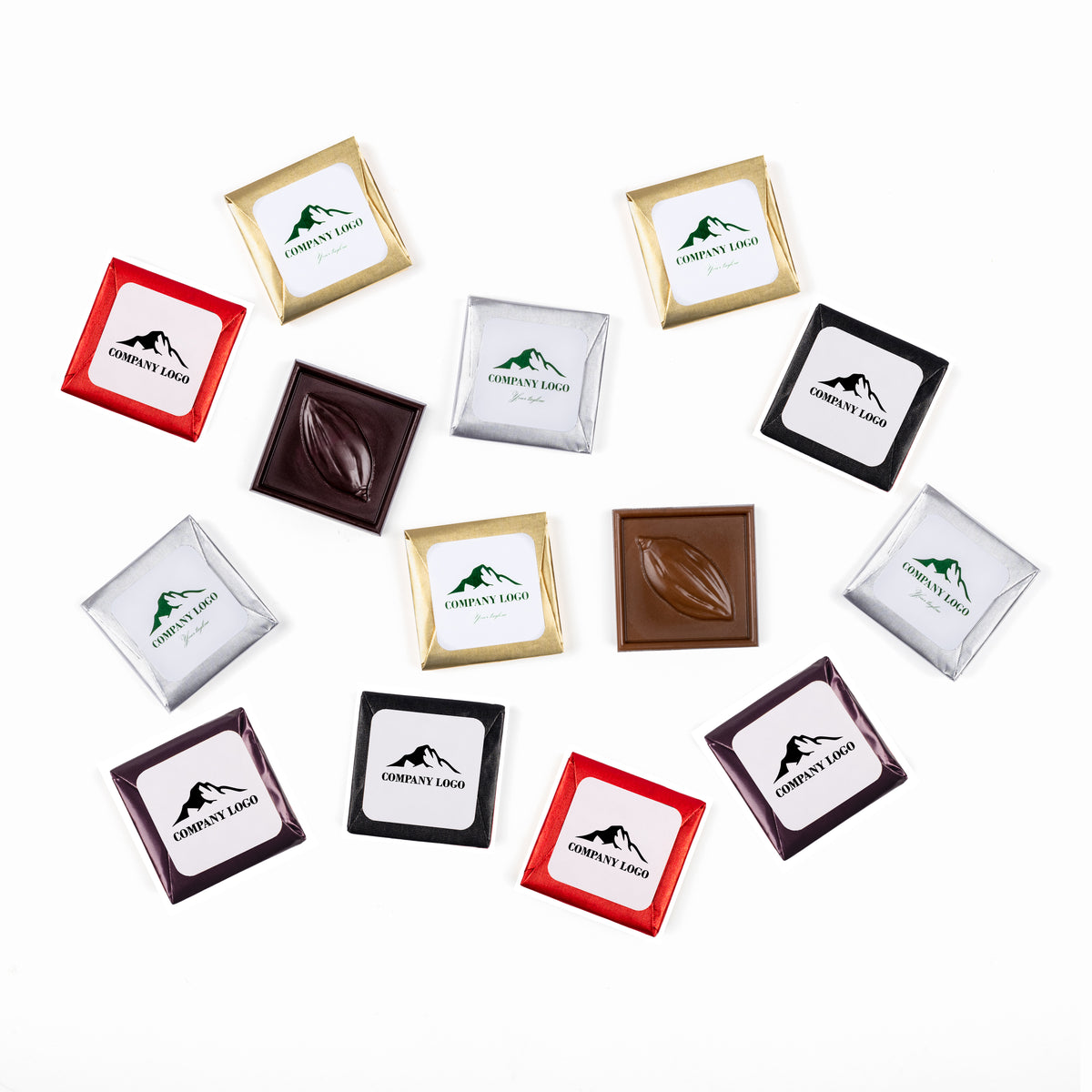 Chocolate square - Customized sticker