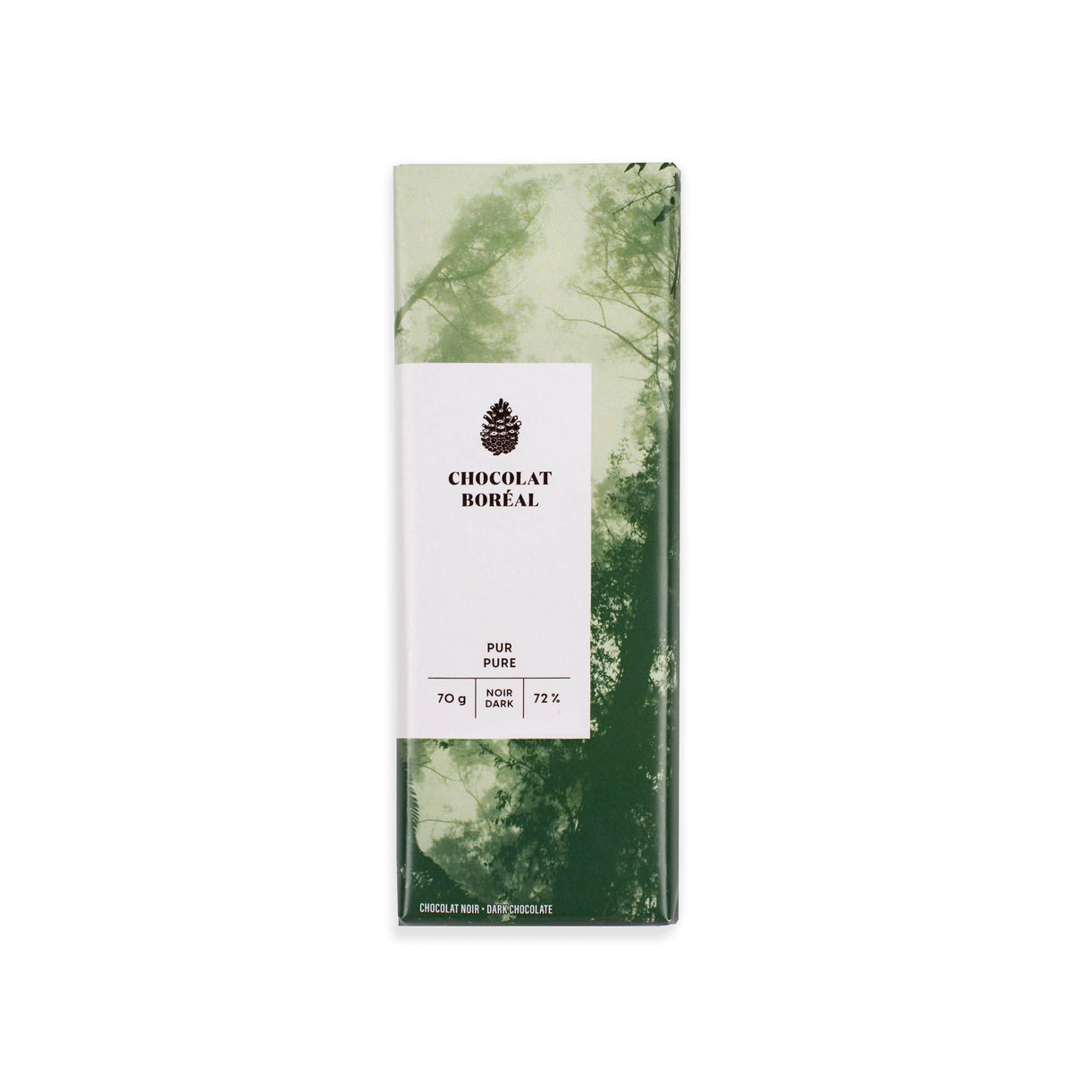Organic ingredients DARK - Pure (70gr)