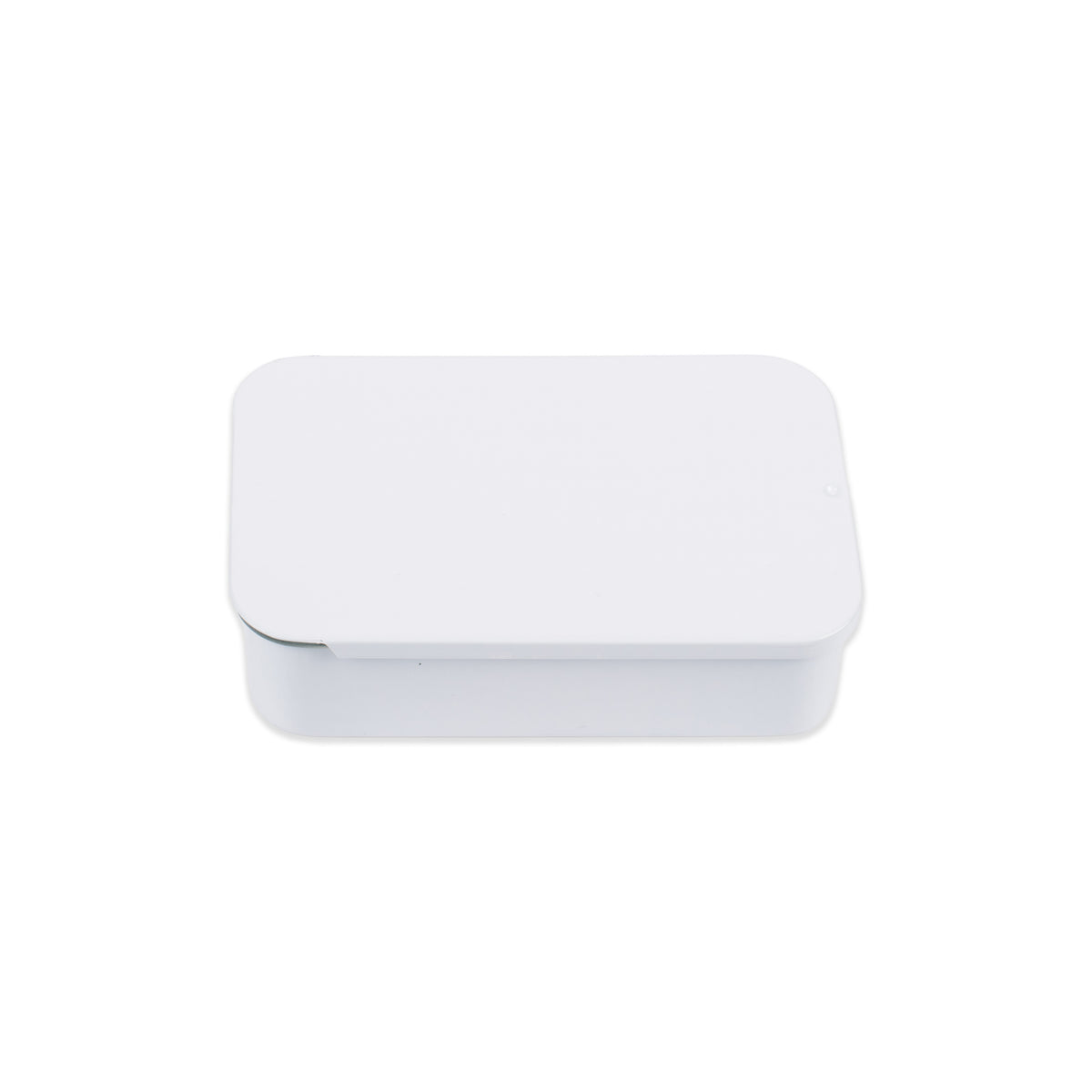 Customized white metal sliding box HARD CANDIES