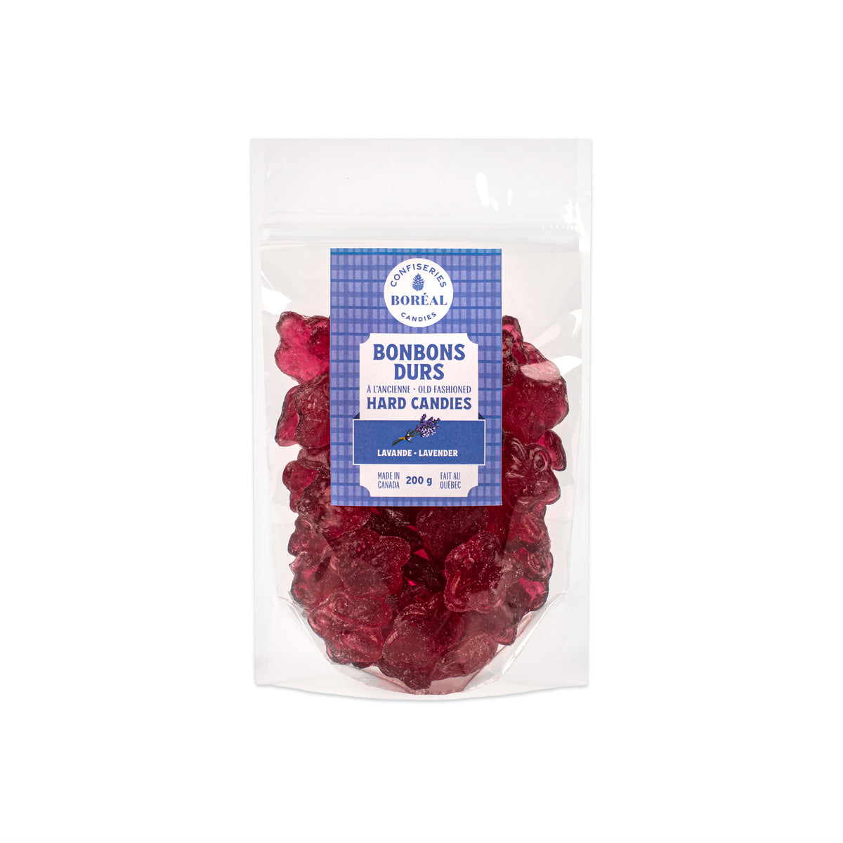 Sachet - BONBONS DURS à l'ancienne : Lavande (200g)