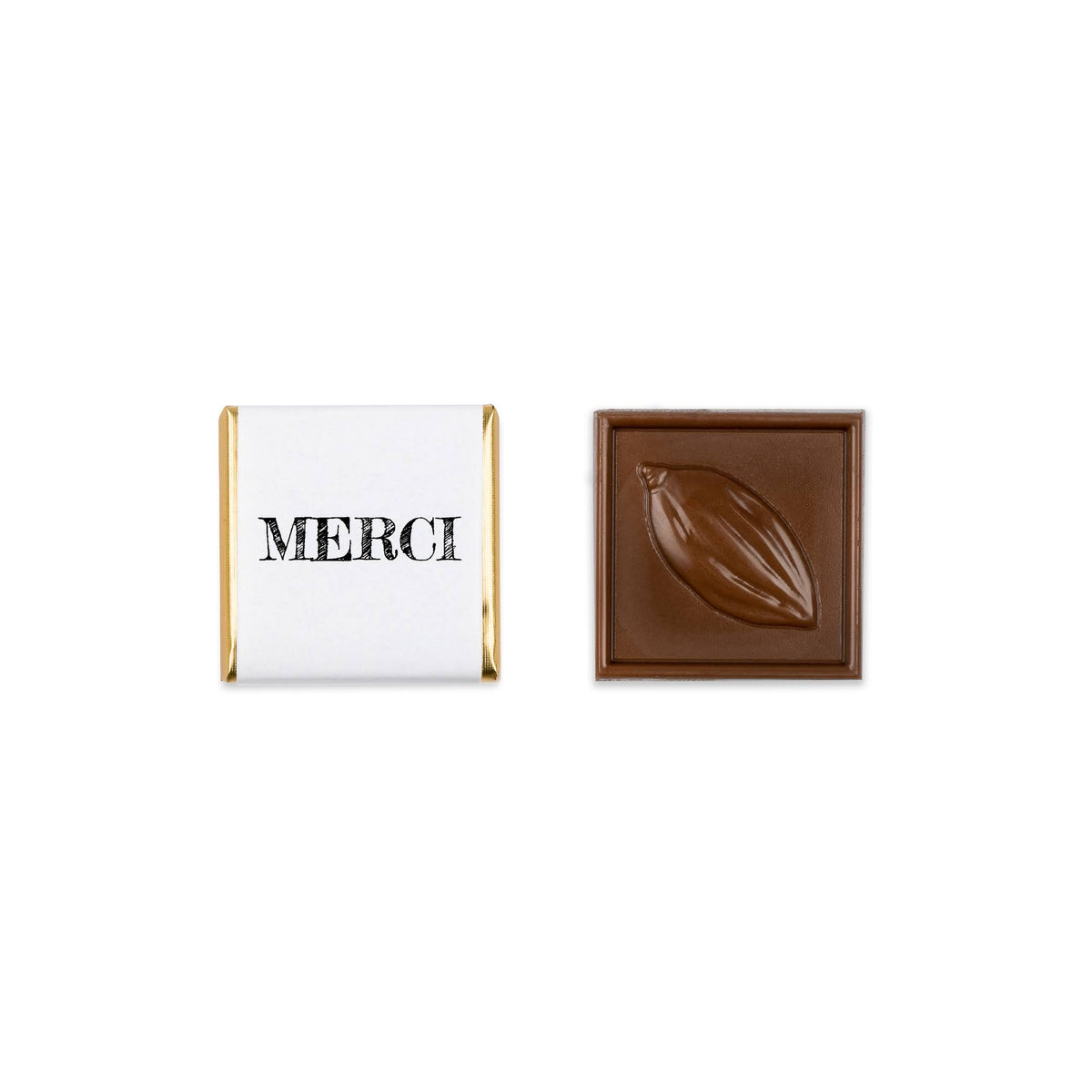 Boîte personnalisée de 48 carrés de chocolat