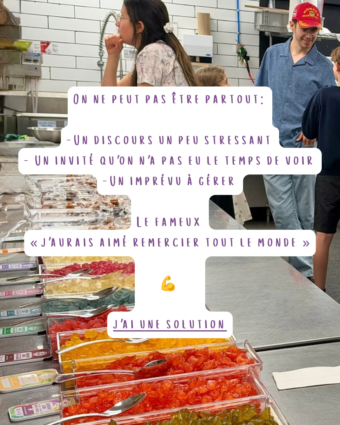 Boîte blanche en métal personnalisée - BONBONS DURS