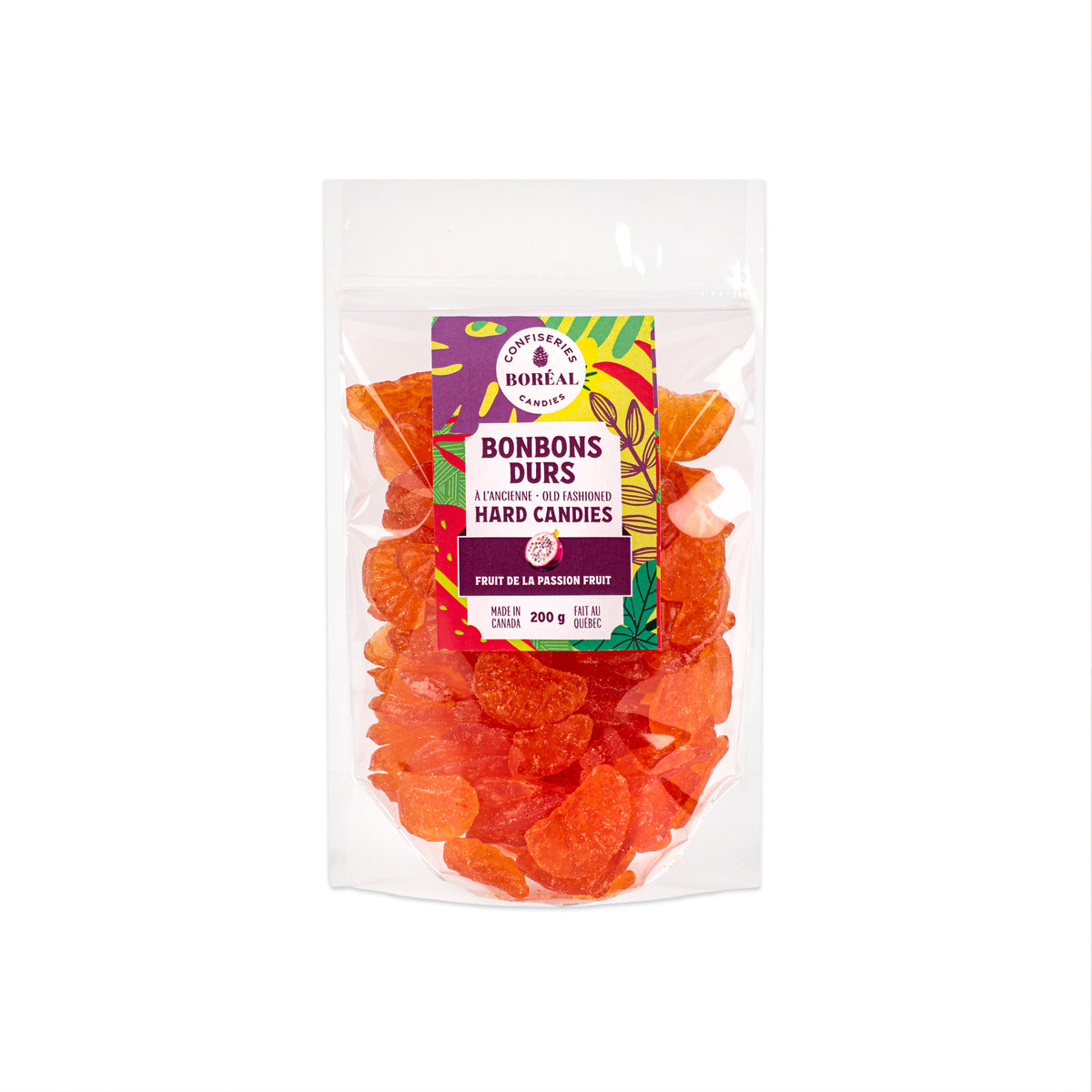 Sachet - BONBONS DURS à l'ancienne : Fruit de la passion (200g)