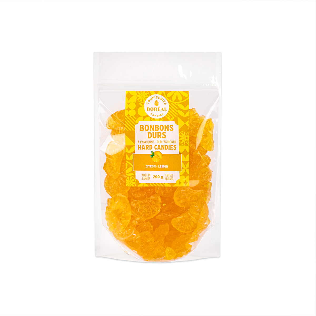 Sachet - BONBONS DURS à l'ancienne : Citron (200g)