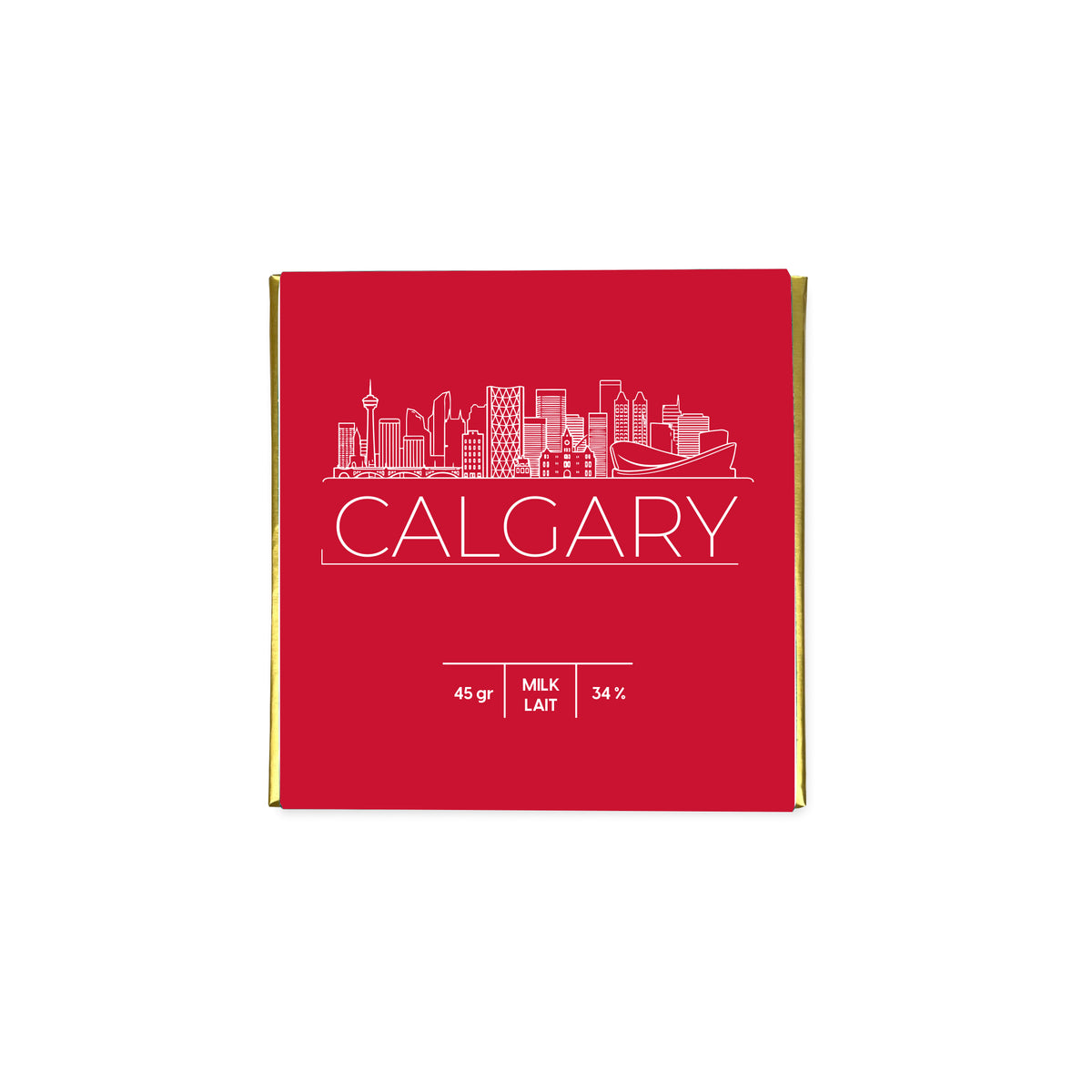 Tablette carrée Calgary (45 g)