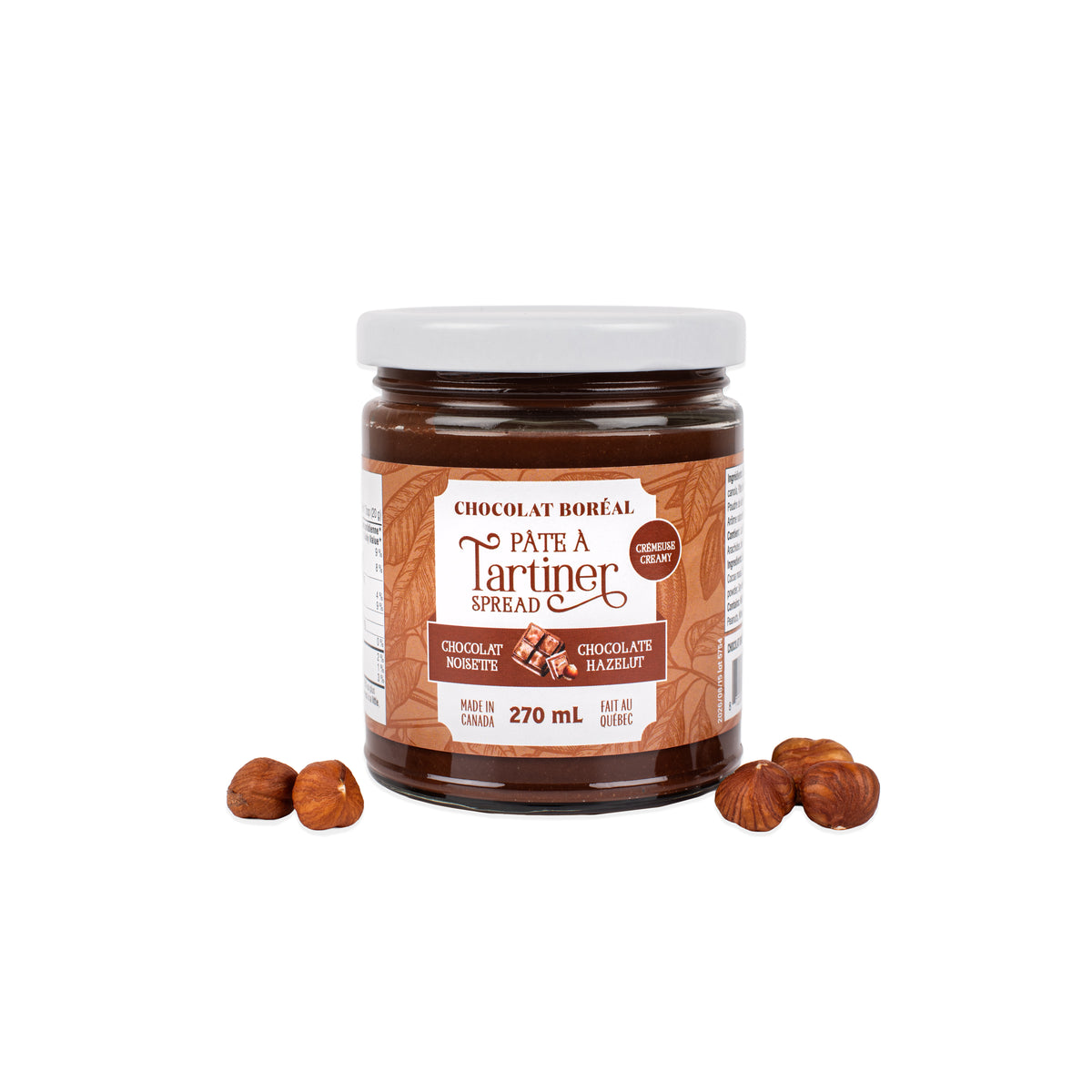 Pâte à tartiner chocolat et noisette