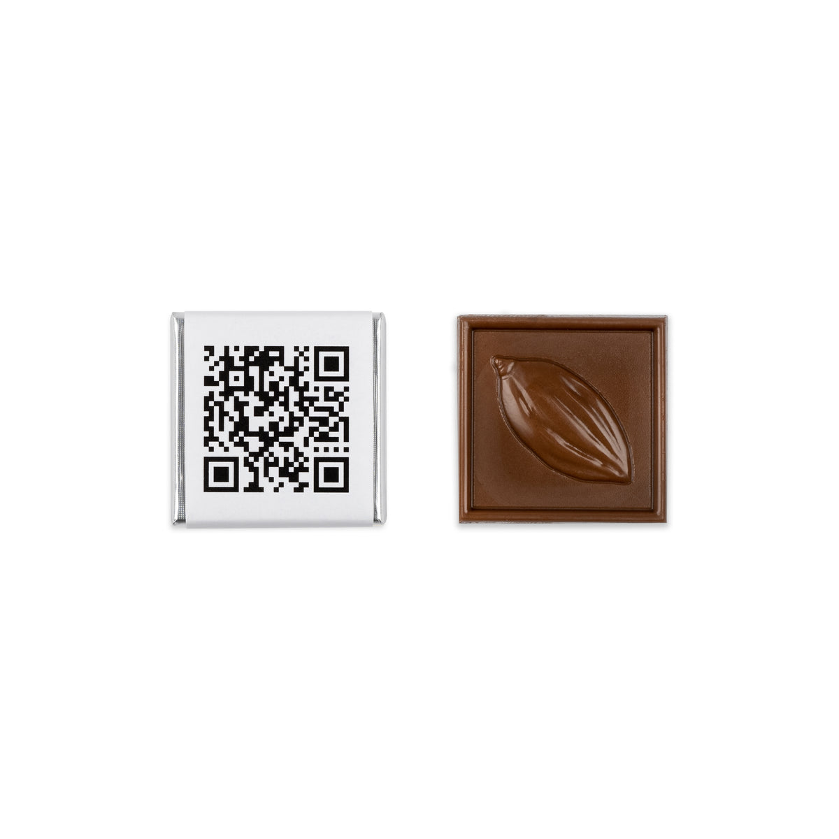 QR chocolate square