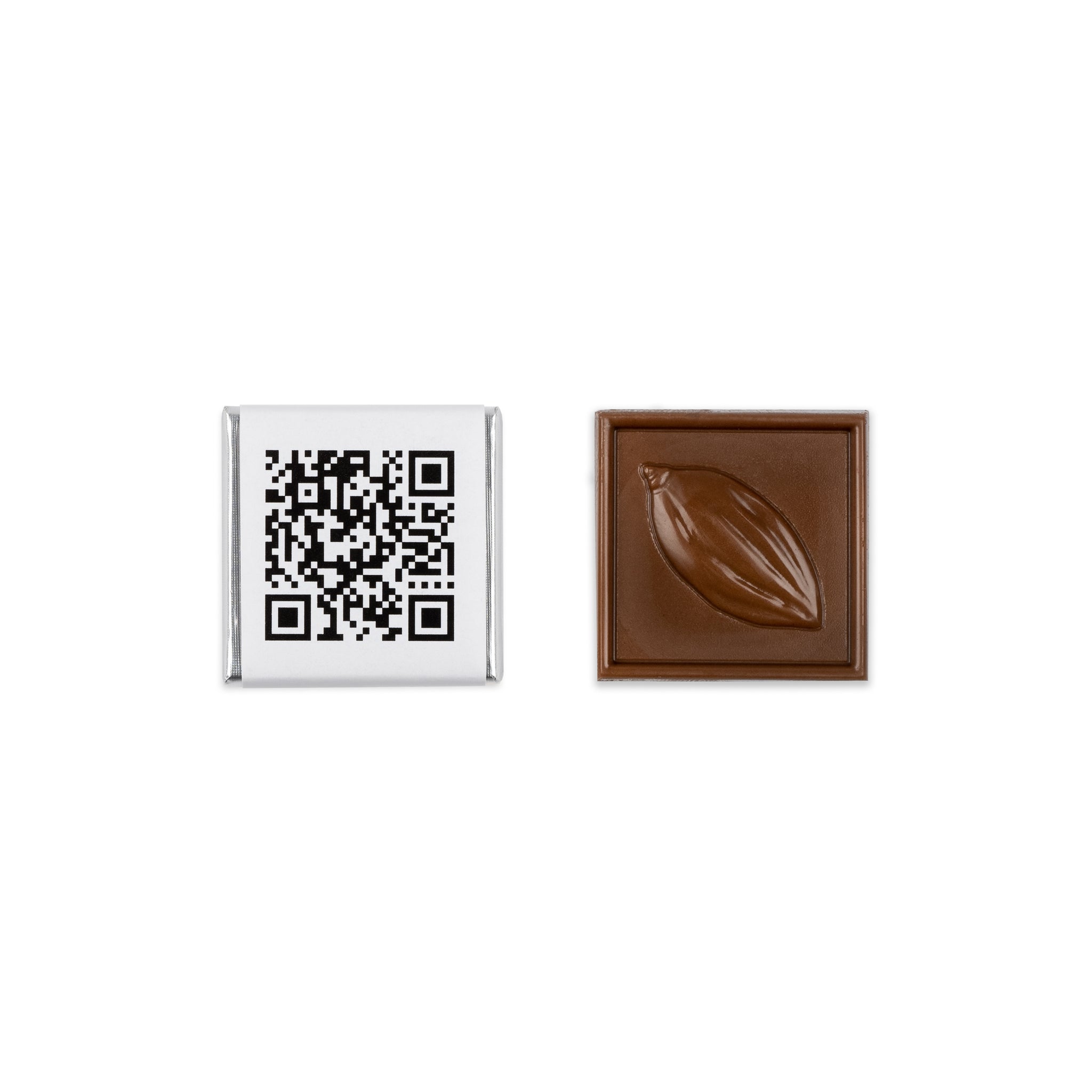 QR chocolate square - Chocolat Boréal