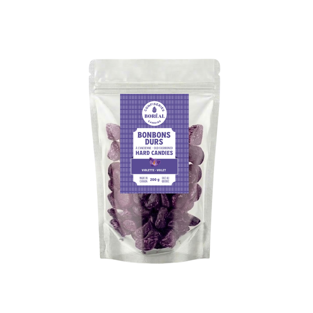 BAG - HARD CANDIES Old fashioned : Violet (200gr)
