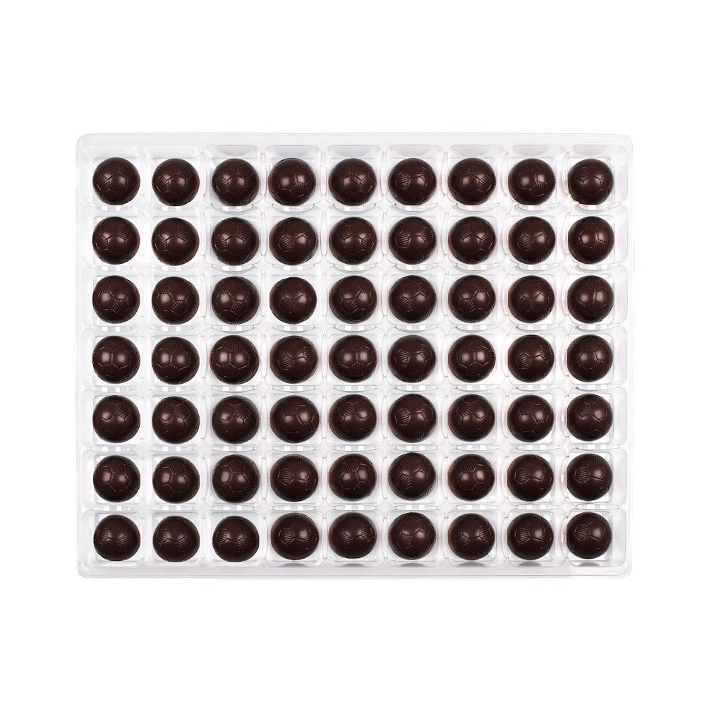 *NOIR - Ballon de football/soccer (caramel) en plateau