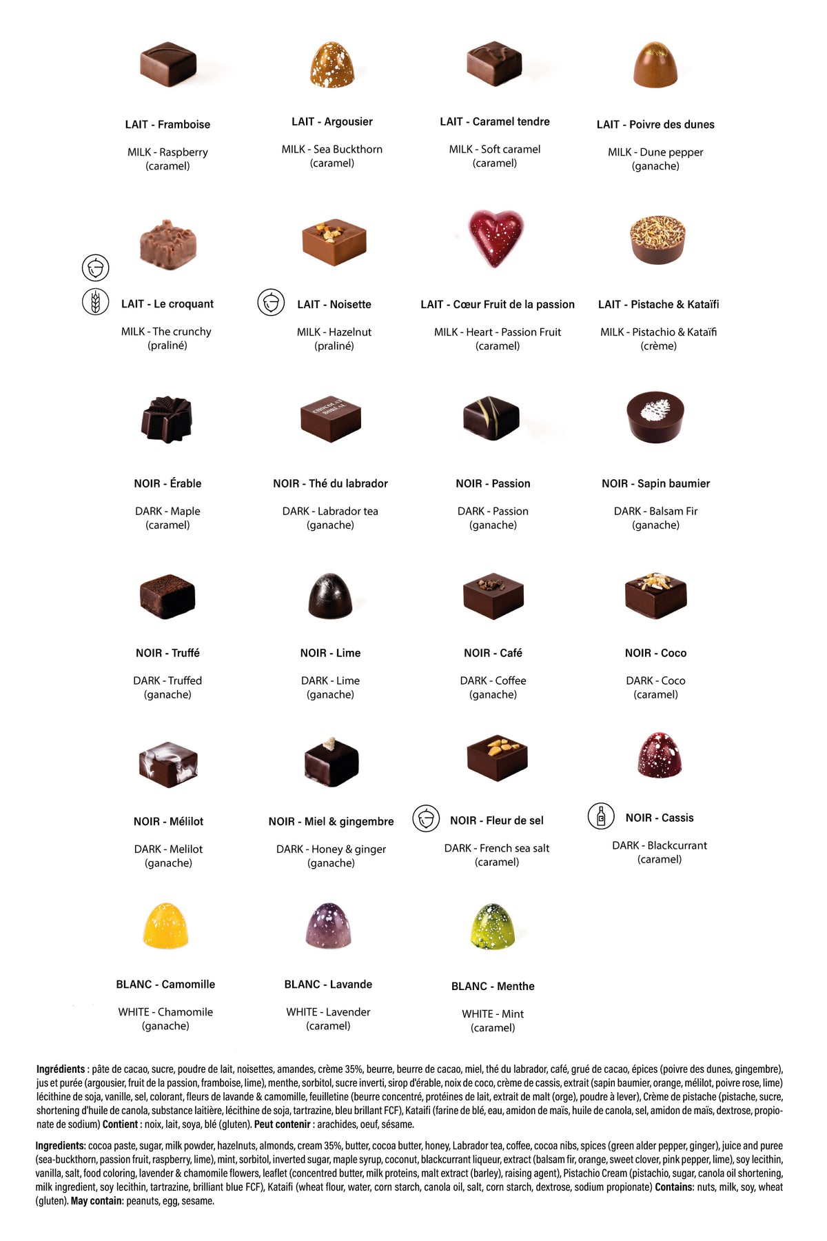 *MILK - Crunchy almond (praline) by tray