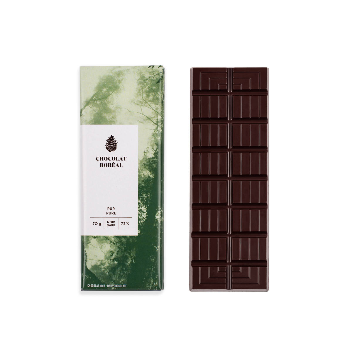Organic ingredients DARK - Pure (70gr)