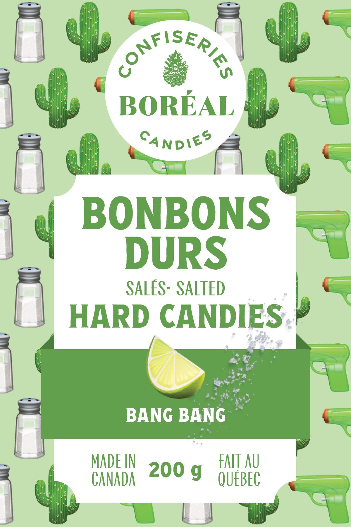 Sachet - Bonbon salé VIRAL : Bang bang (lime & sel) (200g)