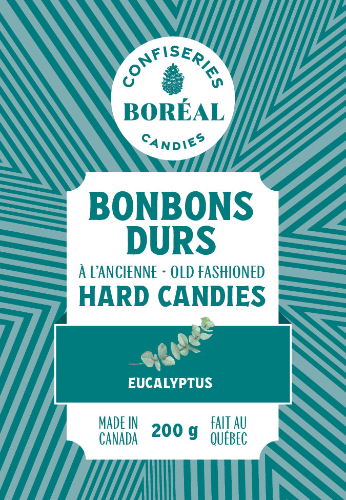 Sachet - BONBONS DURS à l'ancienne : Eucalyptus (200g)
