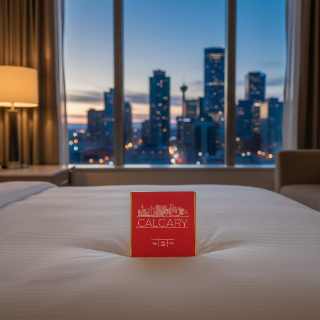 Tablette carrée Calgary (45 g)