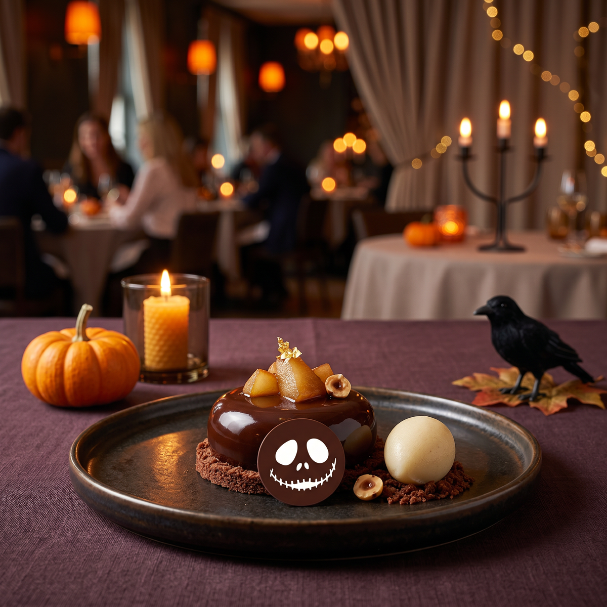 144 x H022 Halloween Head - Tim Burton's world (CH030 - 40 mm)