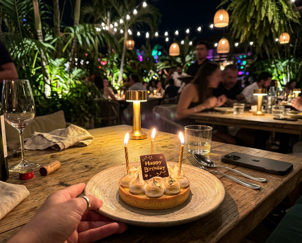 288 x BF014 - "Happy birthday" NOIR - (CH002 - 30 mm)