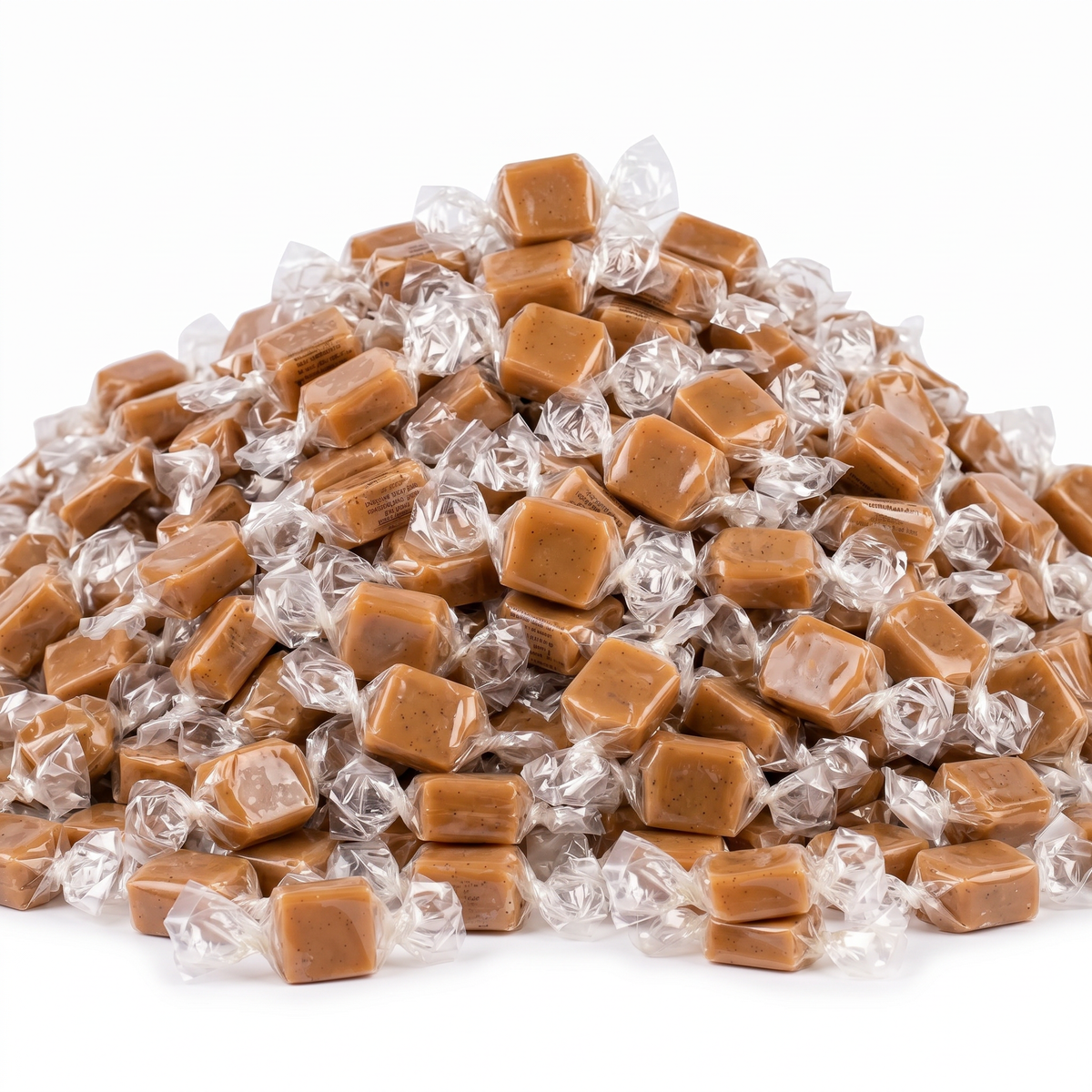 200 Caramels MOUS - En papillotes : Vanille (en VRAC)