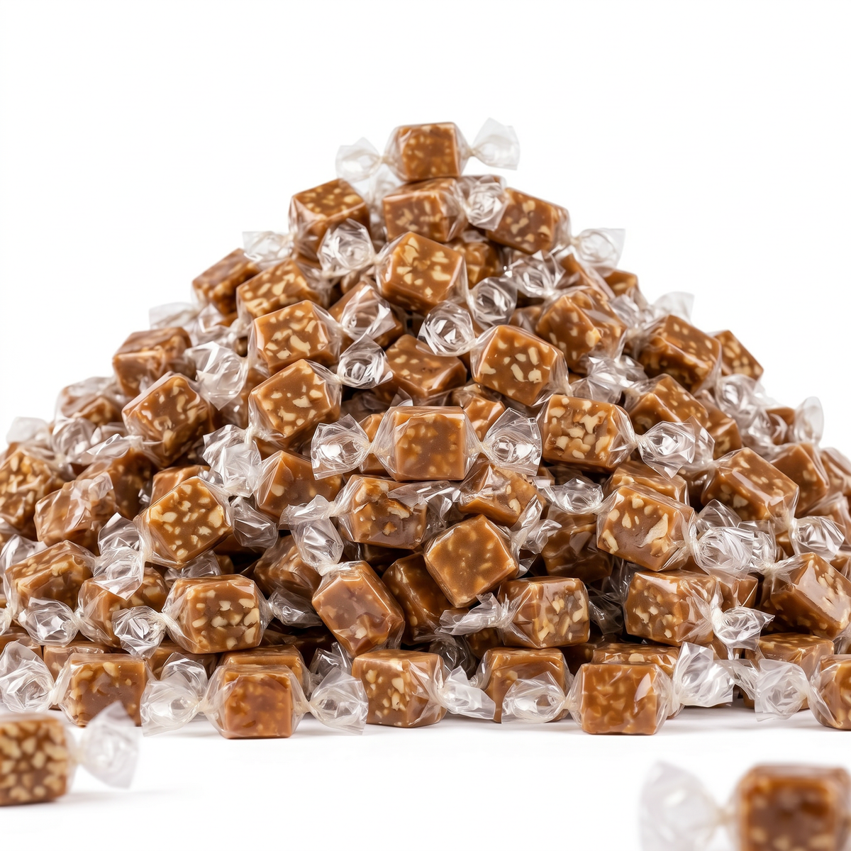200 Caramels MOUS - En papillotes : Amande (en VRAC)