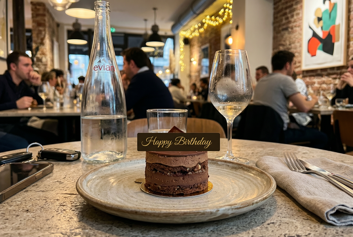 192 x BF020 - "Happy Birthday" DARK (CH012 - 15 x 70 mm)