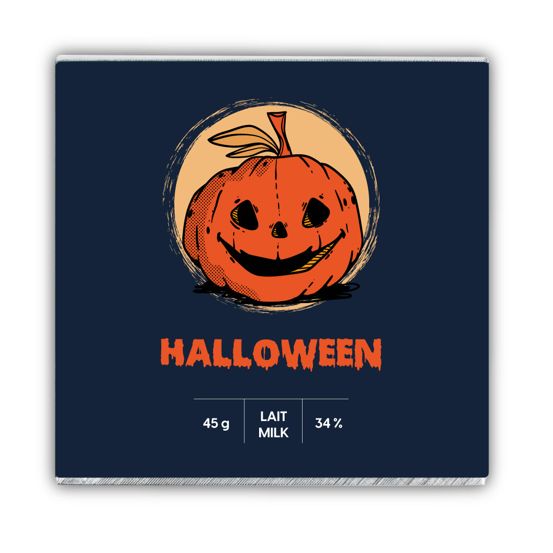 Tablette carrée d&#39;Halloween (45 g)