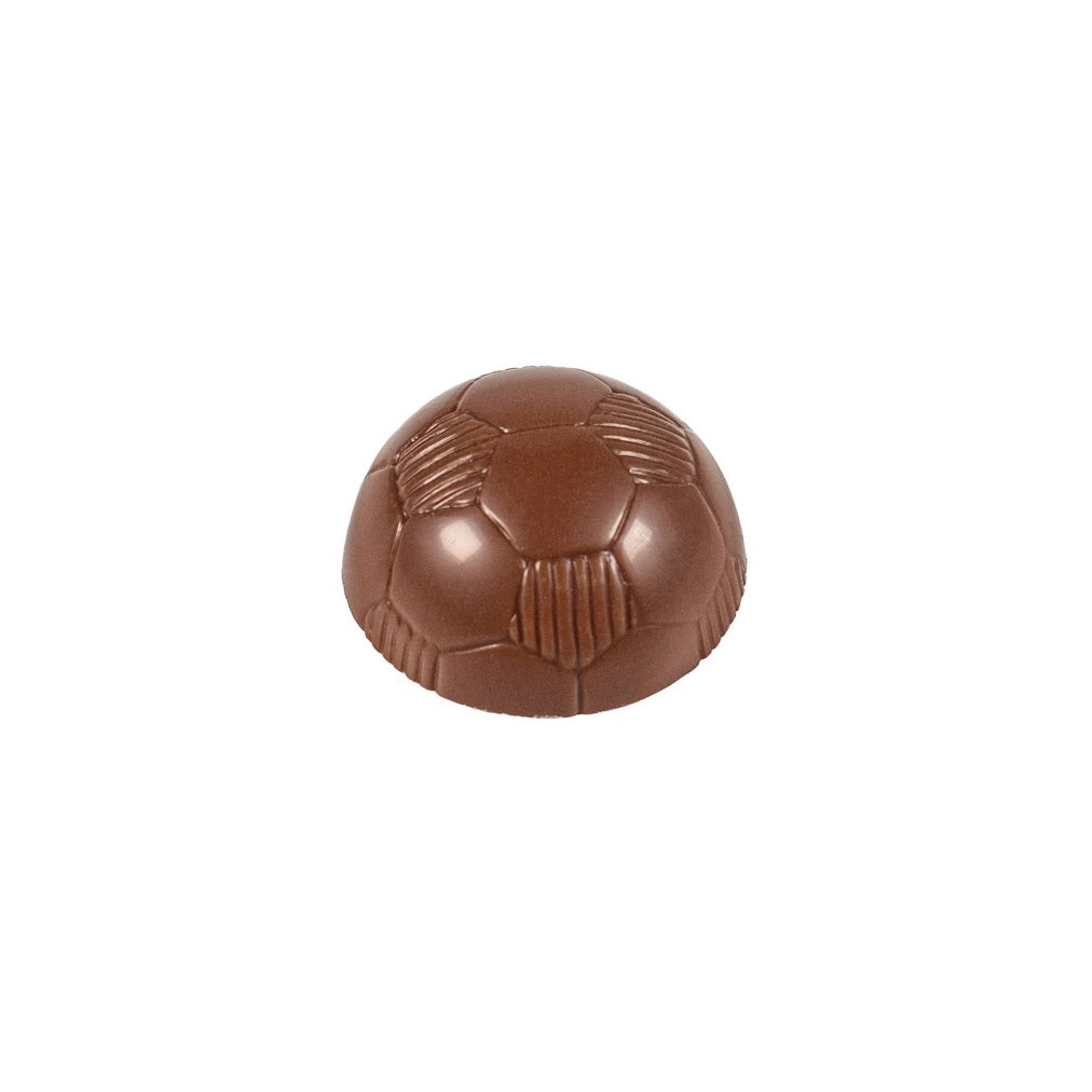*LAIT - Ballon de football/soccer (praliné) en plateau