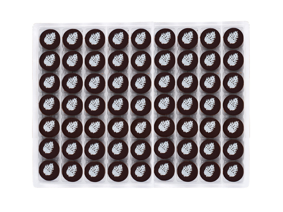 NOIR - Sapin baumier (ganache) en plateau