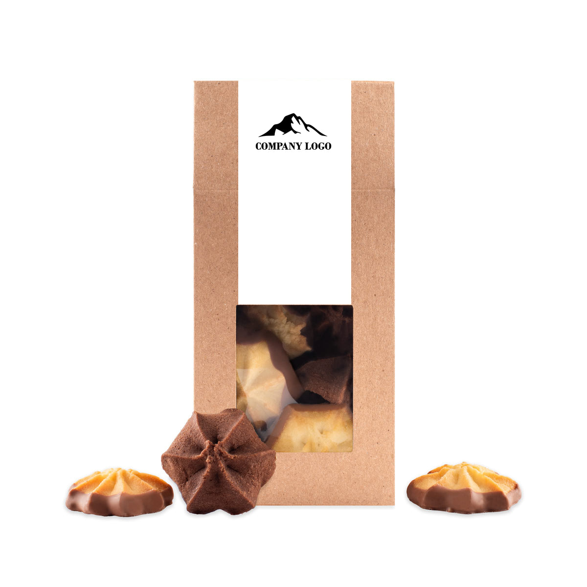 Personalized box of shortbread cookies