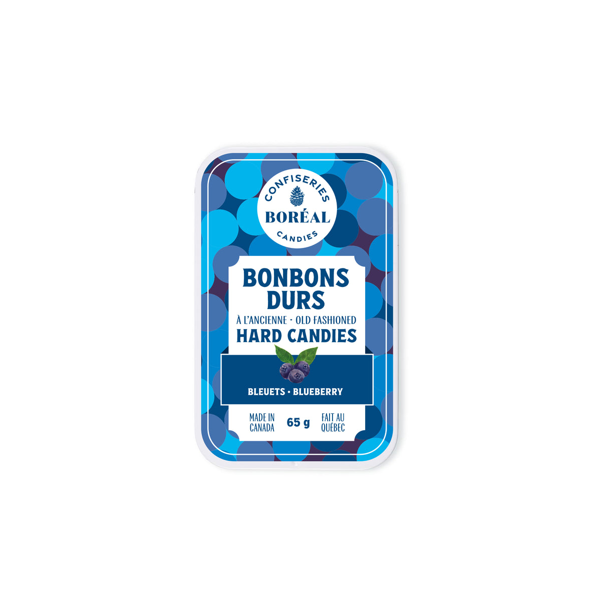 BONBONS DURS à l'ancienne : Bleuets (65g)