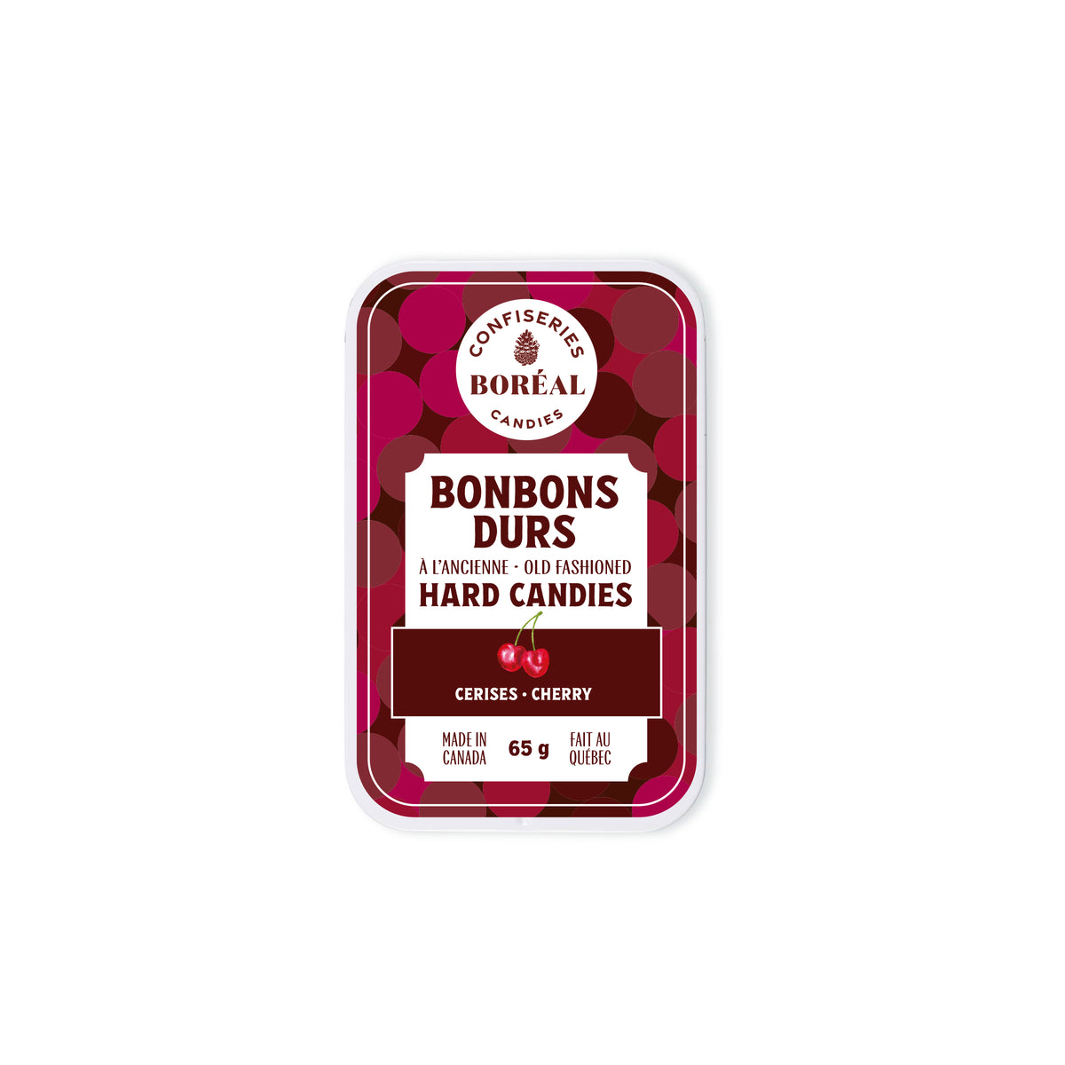 BONBONS DURS à l'ancienne : Cerise (65g)