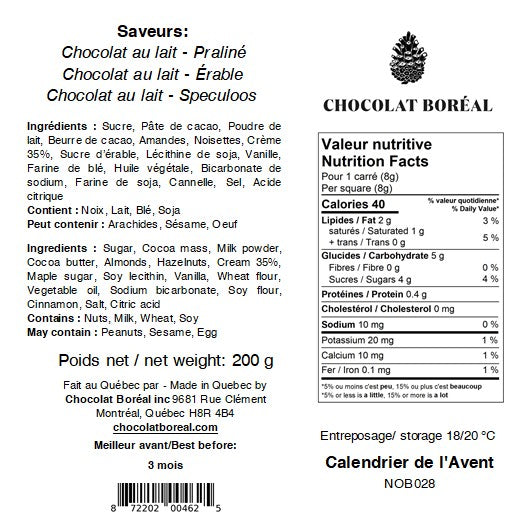 Calendrier de l'Avent boréal