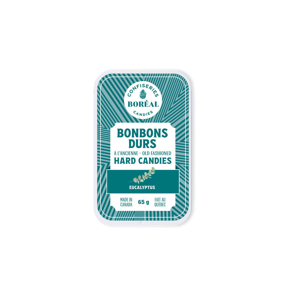 BONBONS DURS à l'ancienne : Eucalyptus (65g)