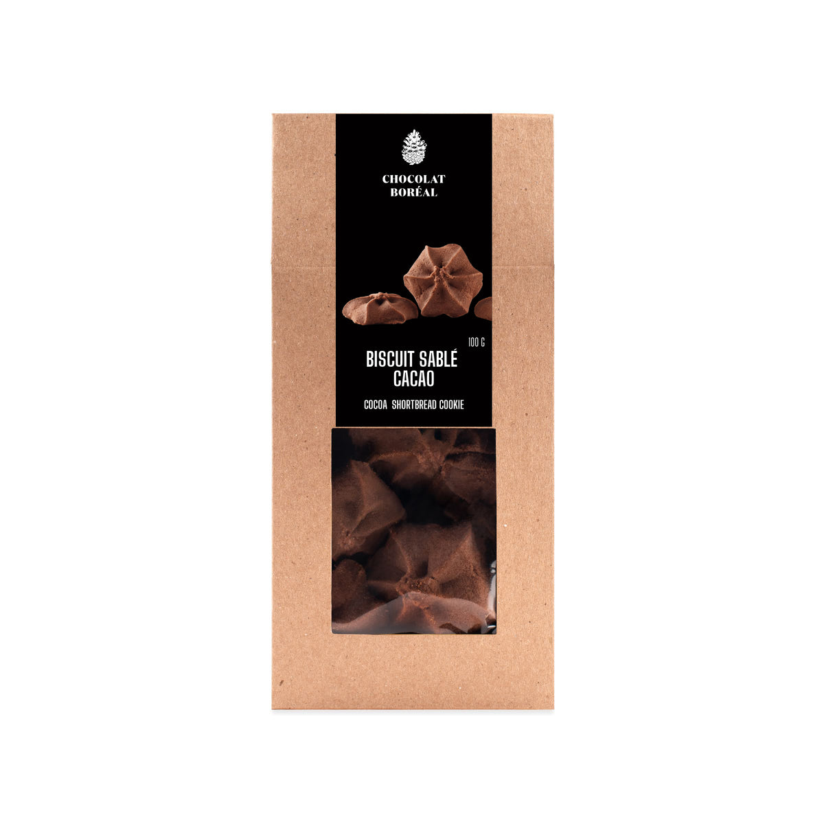Biscuits sablés cacao (90g)
