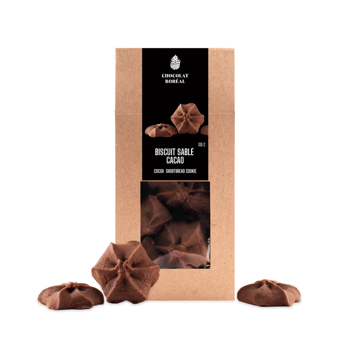 Biscuits sablés cacao (90g)