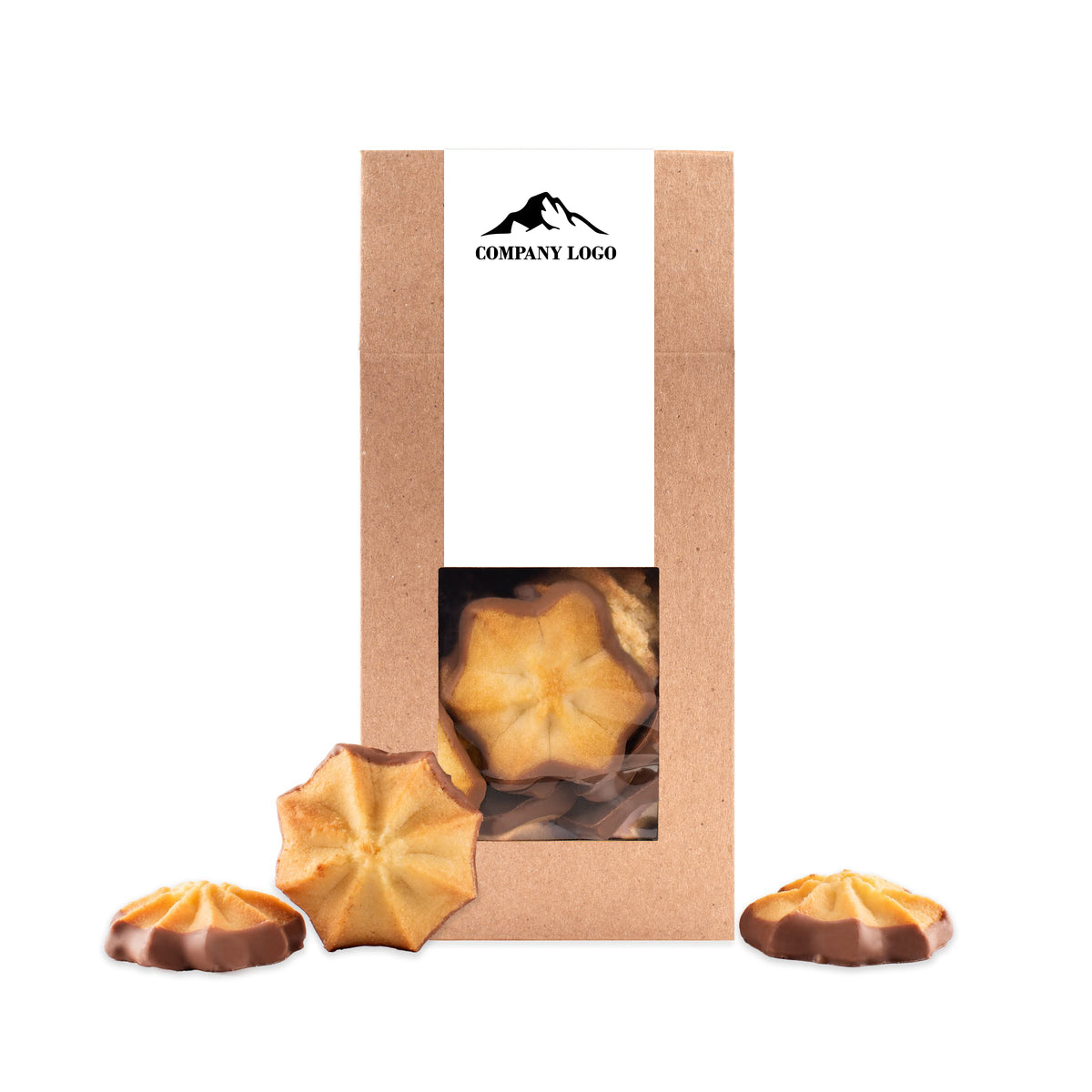 Personalized box of shortbread cookies