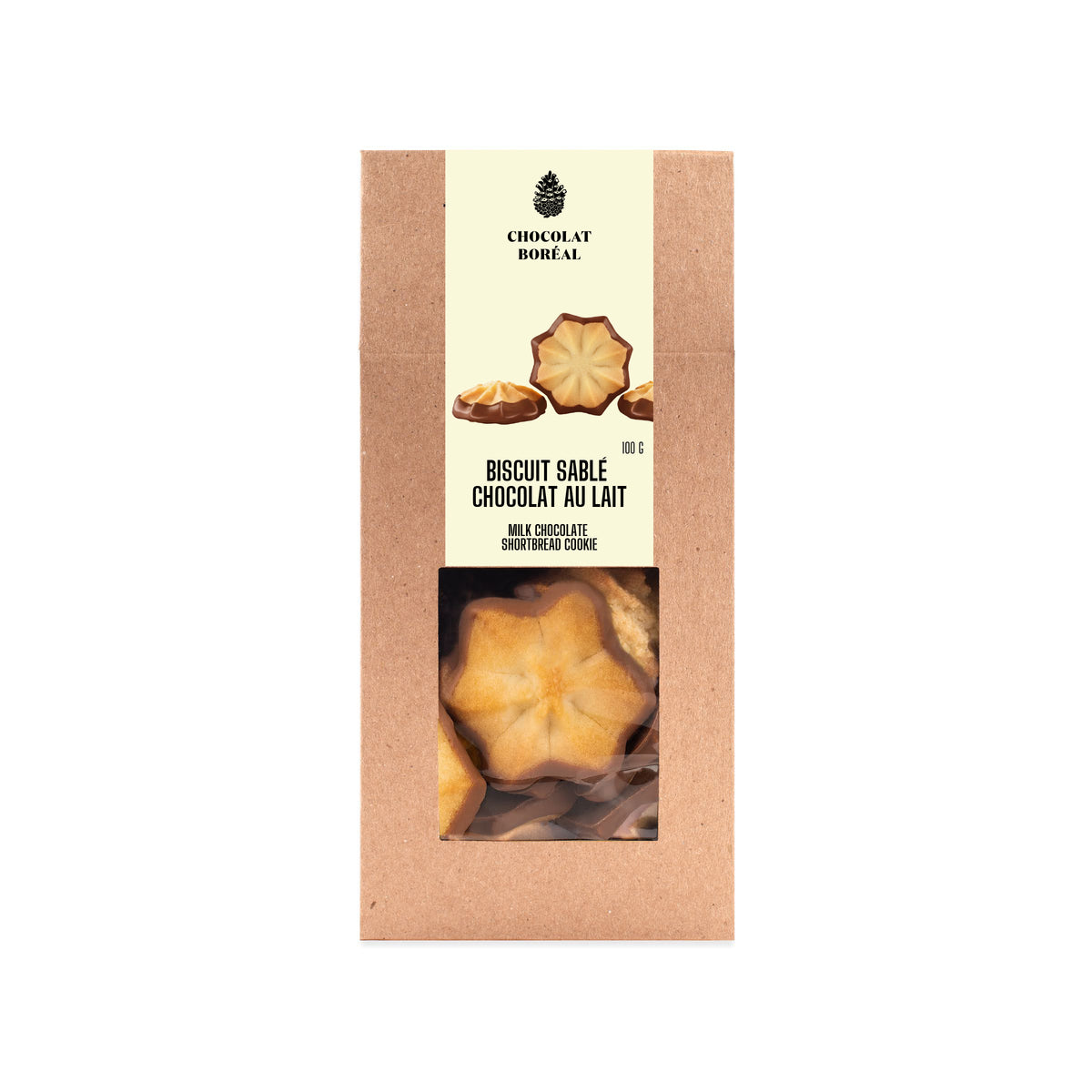 Biscuits sablés chocolat au lait (90g)