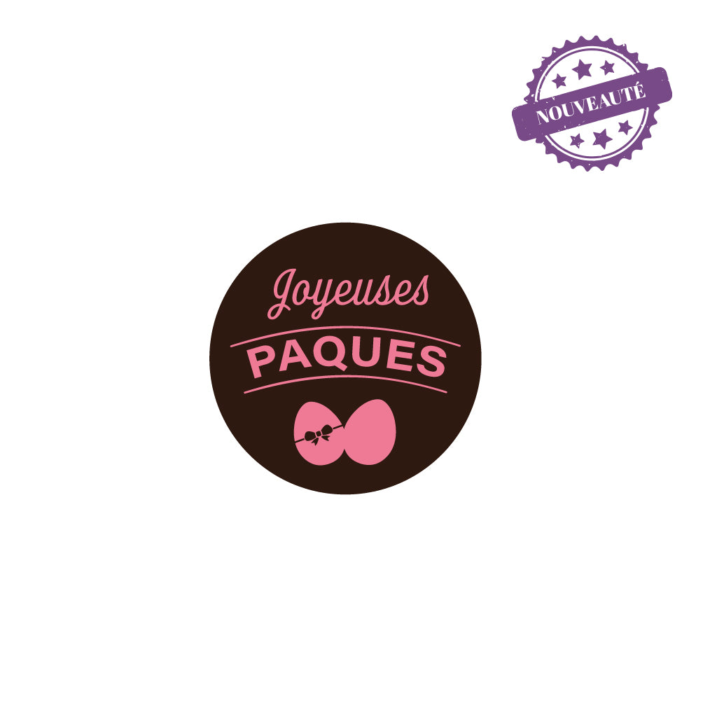 "Joyeuses Pâques" - Noir (CH029-288) P076