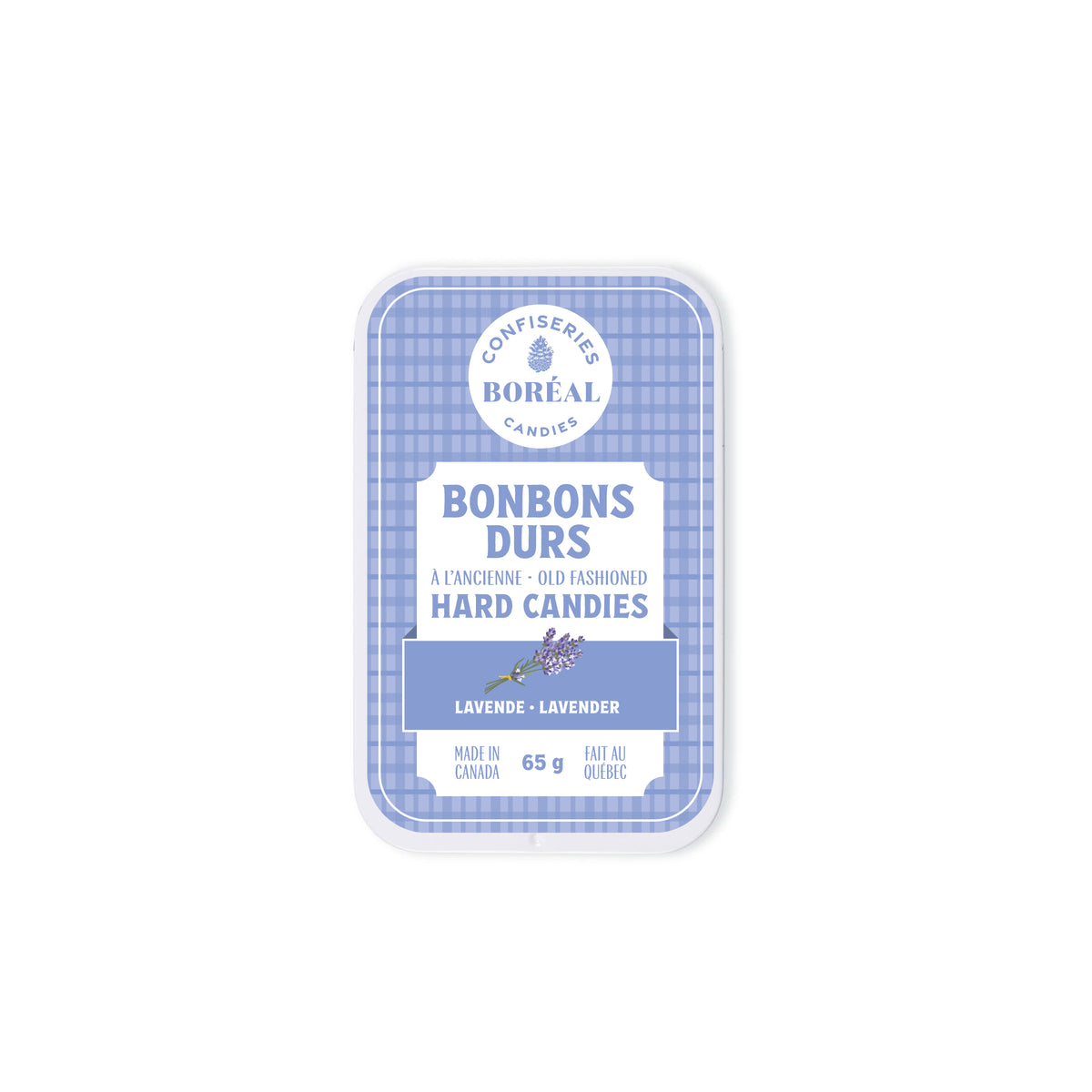 BONBONS DURS à l'ancienne : Lavande (65g)