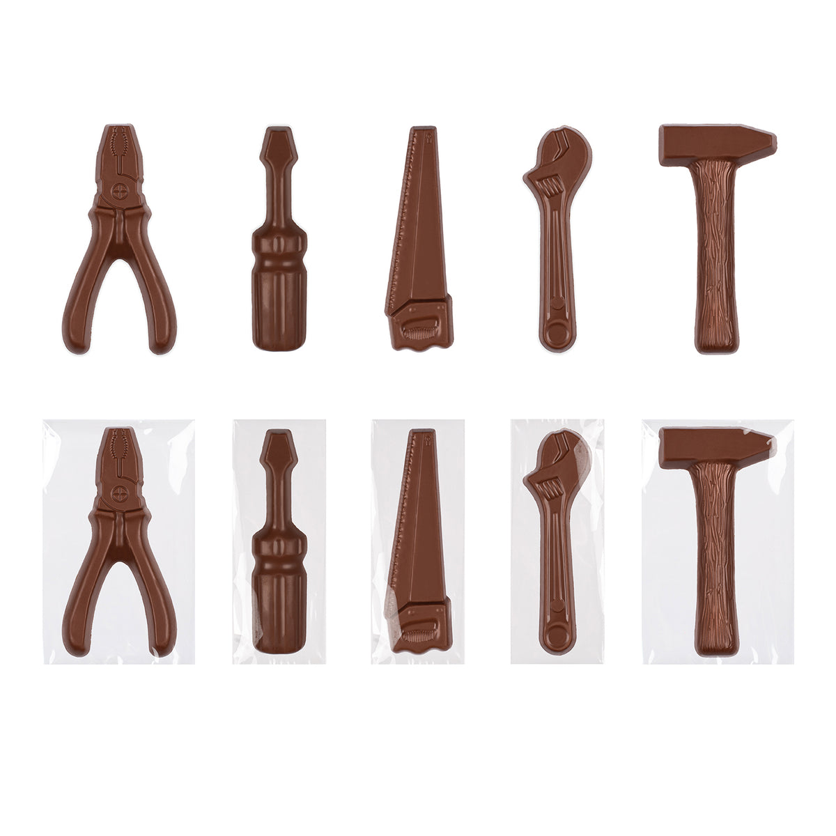 50 outils emballés individuellement