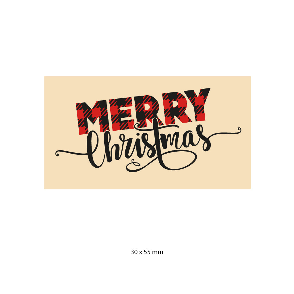 &quot;Merry Christmas - Pajamas&quot; - White (CH017)