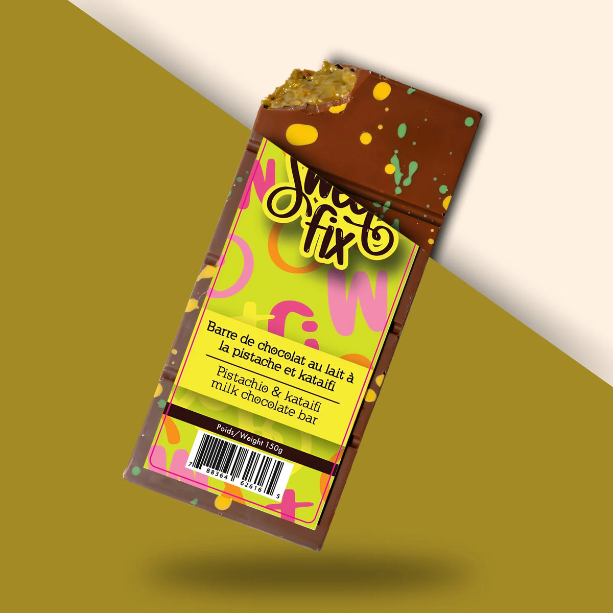 Milk Pistachio Dubaï Bar - Sweet Fix (145gr)