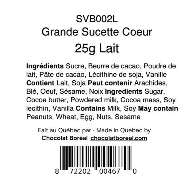 Large Valentine's day heart-shaped lollipop