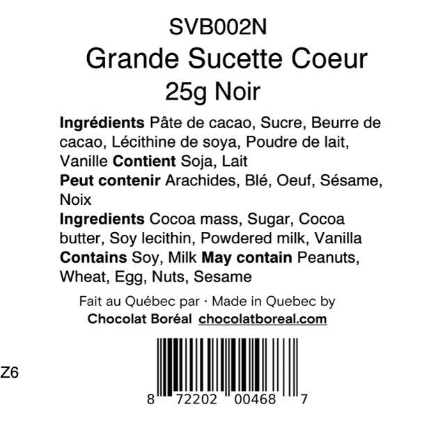 Large Valentine's day heart-shaped lollipop