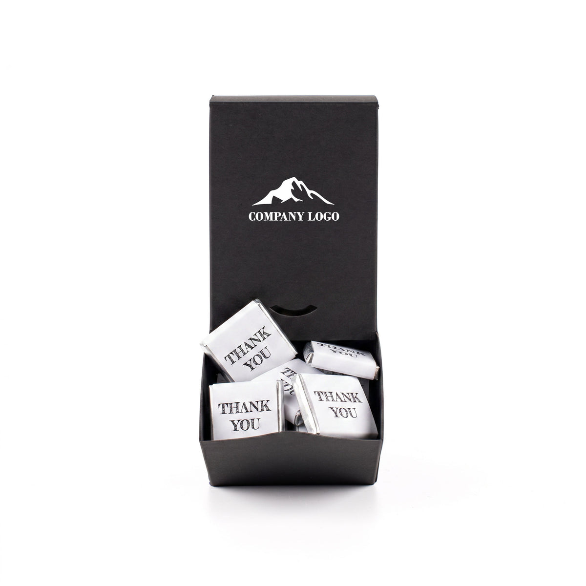 Boîte personnalisée de 48 carrés de chocolat